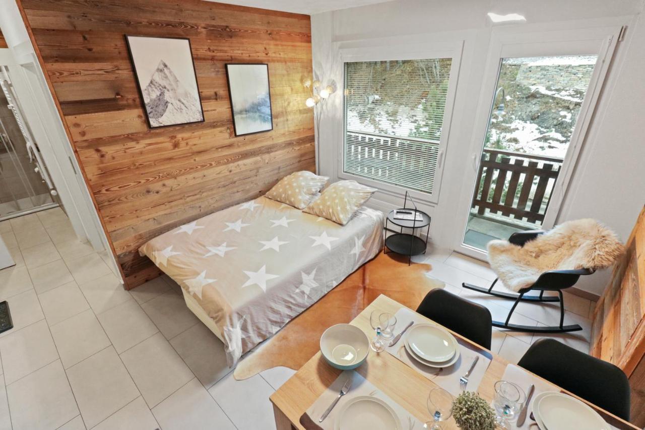 Appartement En Plein Centre De Crans Montana Luaran gambar