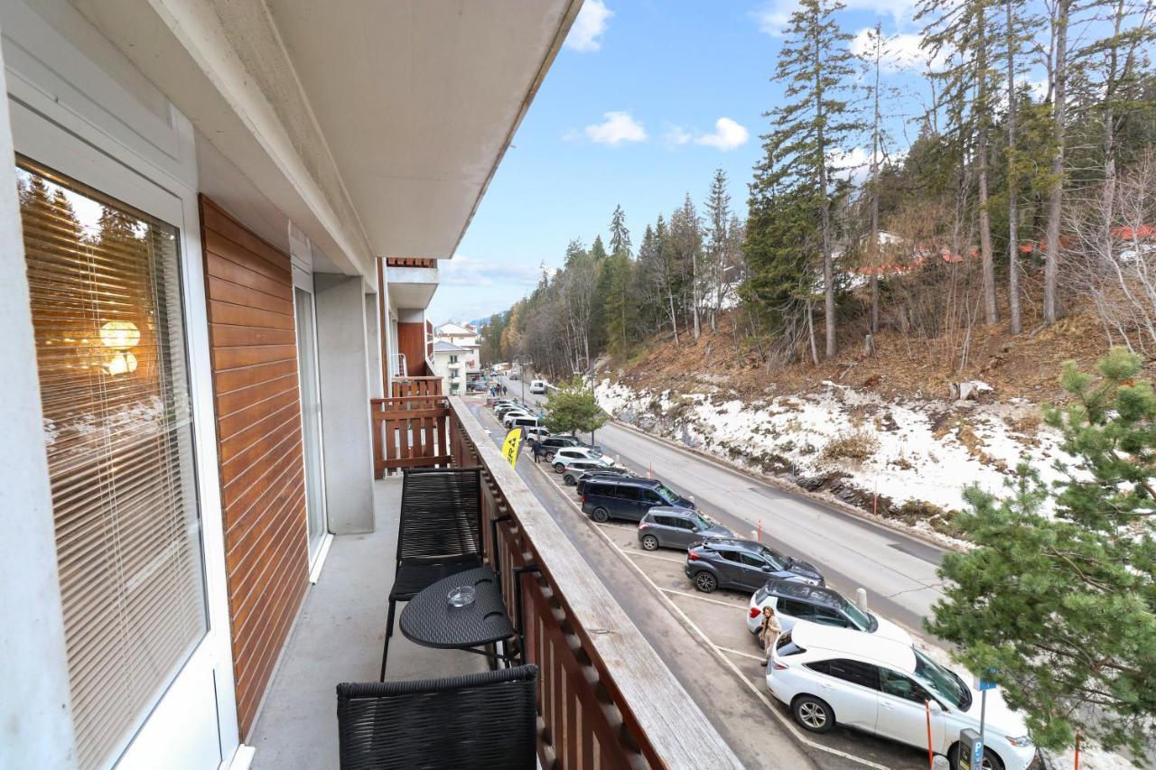 Appartement En Plein Centre De Crans Montana Luaran gambar